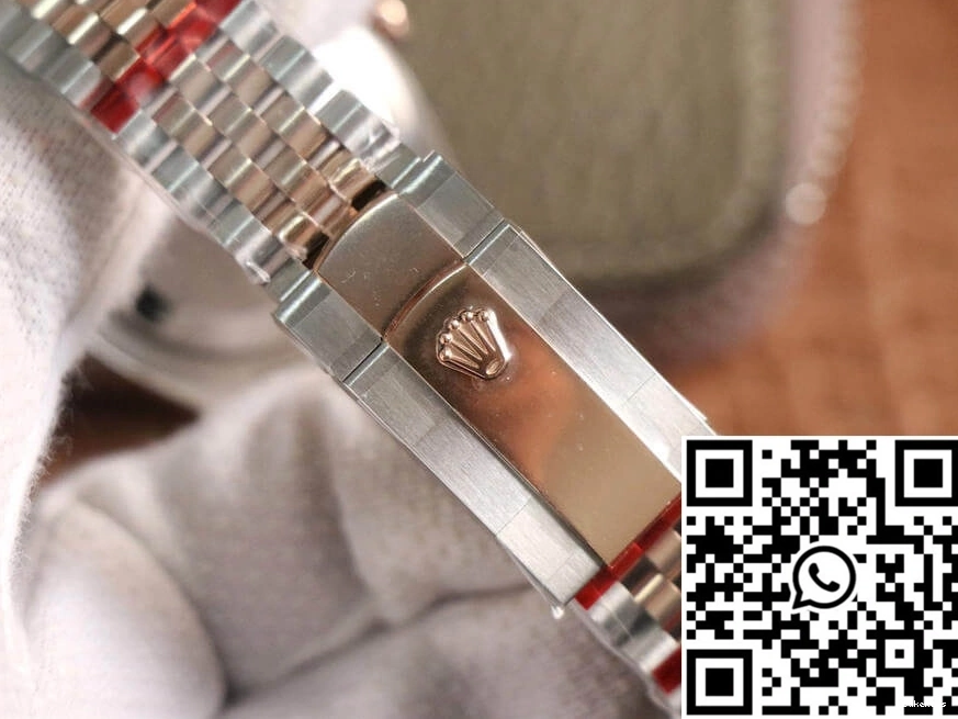 Factory Rose Datejust M126231-0015 Rolex Gold EW 0427